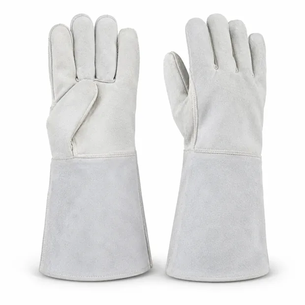 Chrome leather welding gloves · illustrative reference
